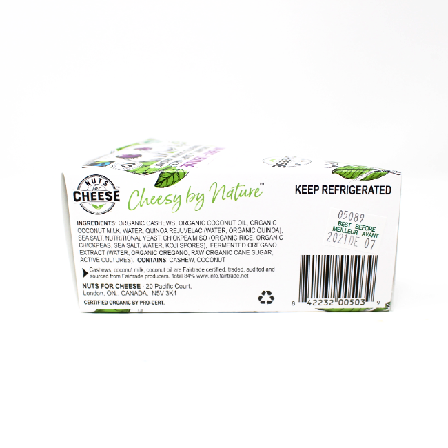 Nuts for Cheese Un-Brie-Lievable Organic Vegan Cheese - Cured and Cultivated