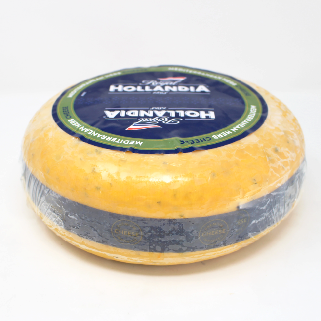 Royal Hollandia Mediterranean Herb Gouda - Cured and Cultivated
