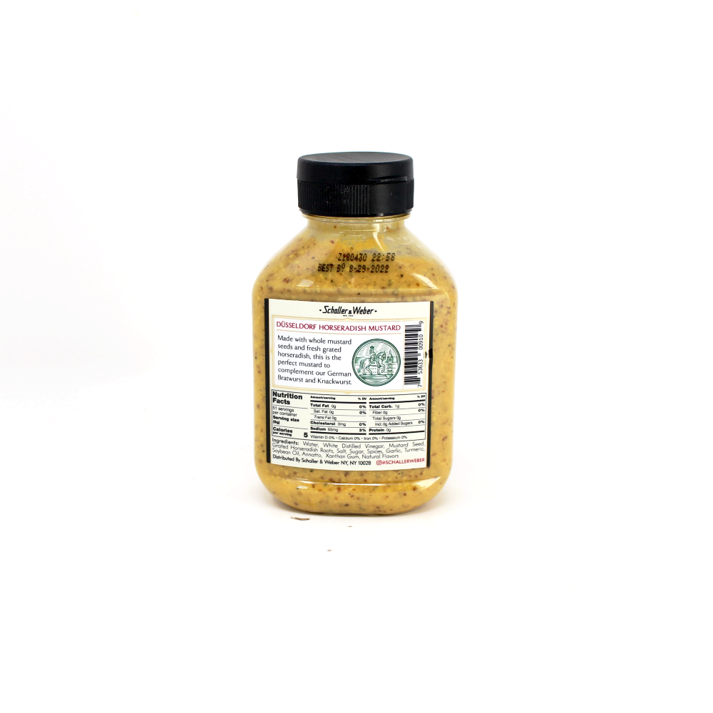 Schaller & Weber Dusseldorf Horseradish German Mustard - Cured and Cultivated