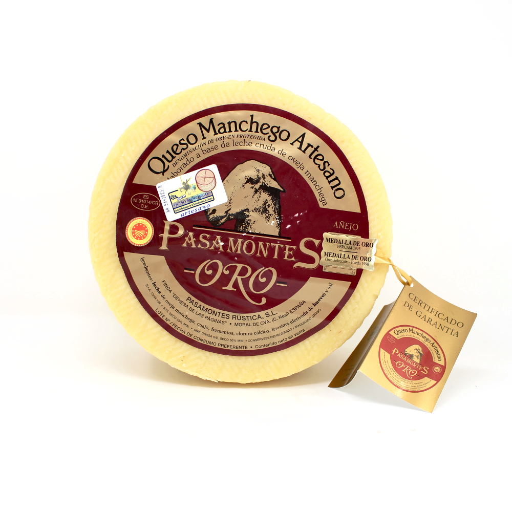 Pasamontes Manchego DOP Rogers Collection Aged - Cured and Cultivated
