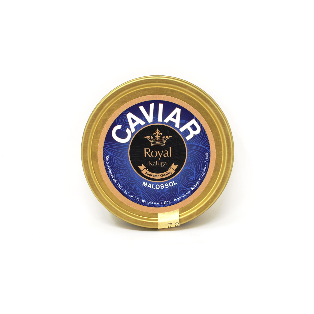 Kaluga Royal Black Caviar Malossol Paso Robles - Cured and Cultivated