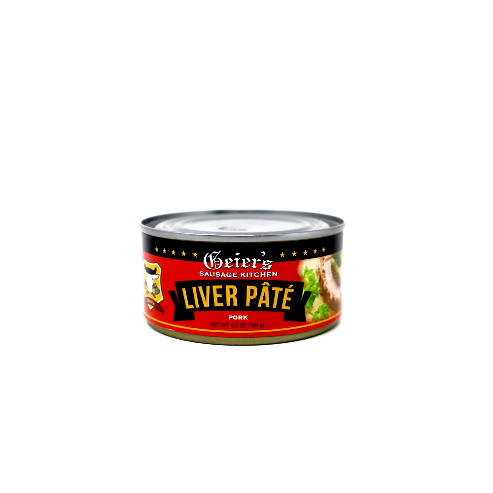 Geier's Sausage Kitchen Pork Liver Pate, 6.5 oz. | Cheese and