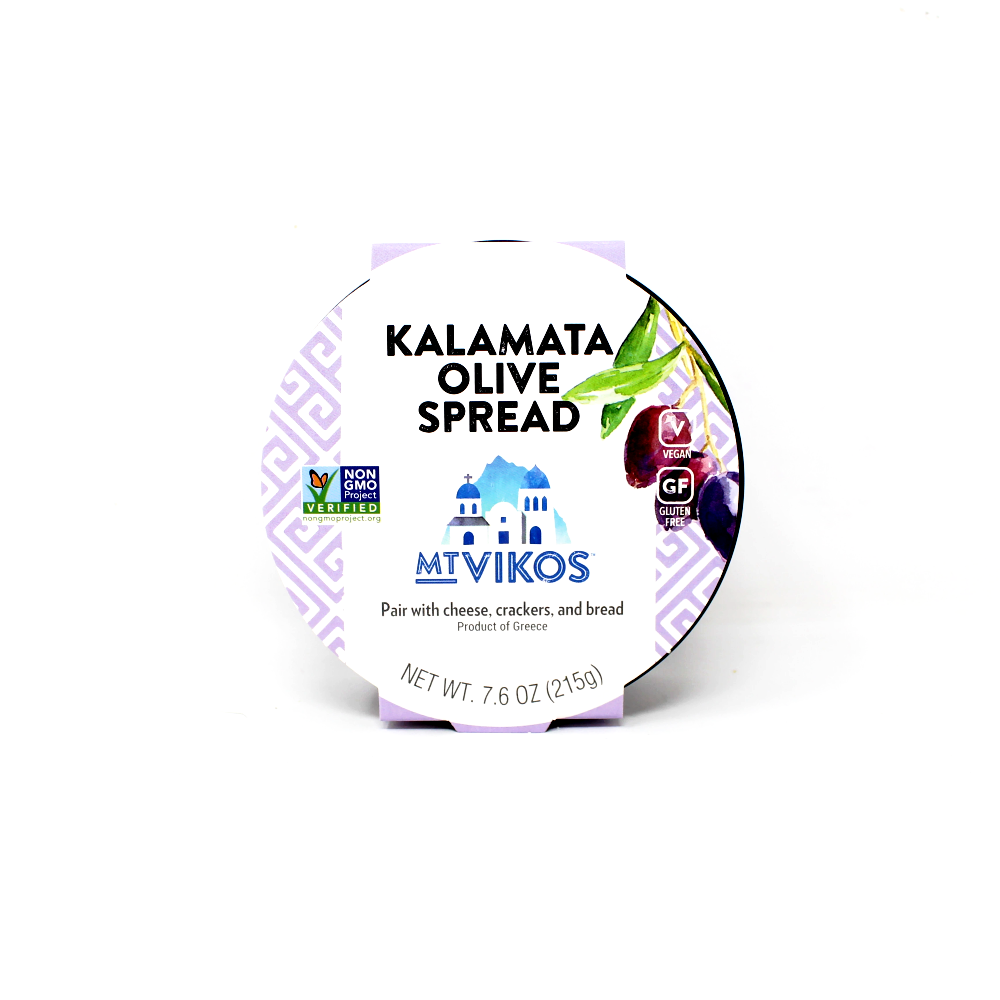 Mt Vikos Kalamata Olive Spread, 7.6 oz. - Cured and Cultivated