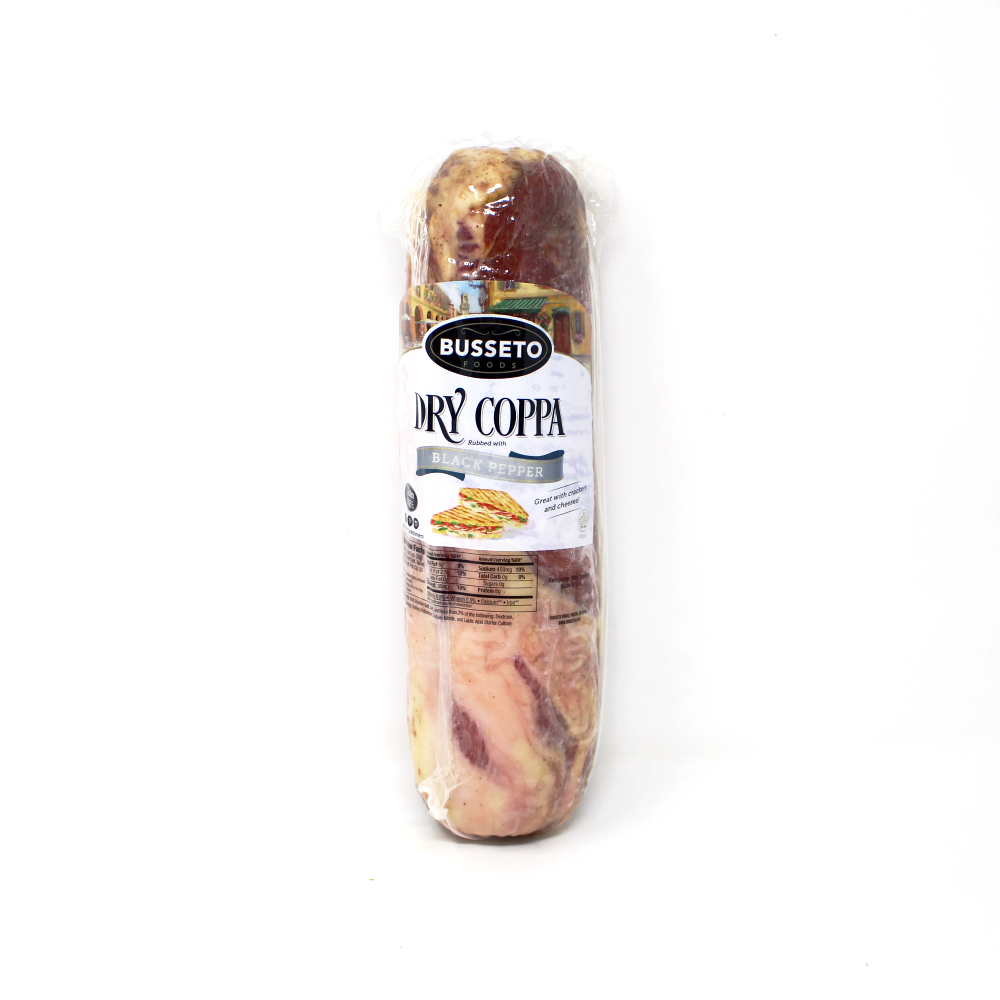 Mild Coppa Busseto Rubbed with Black Pepper - Cured and Cultivated