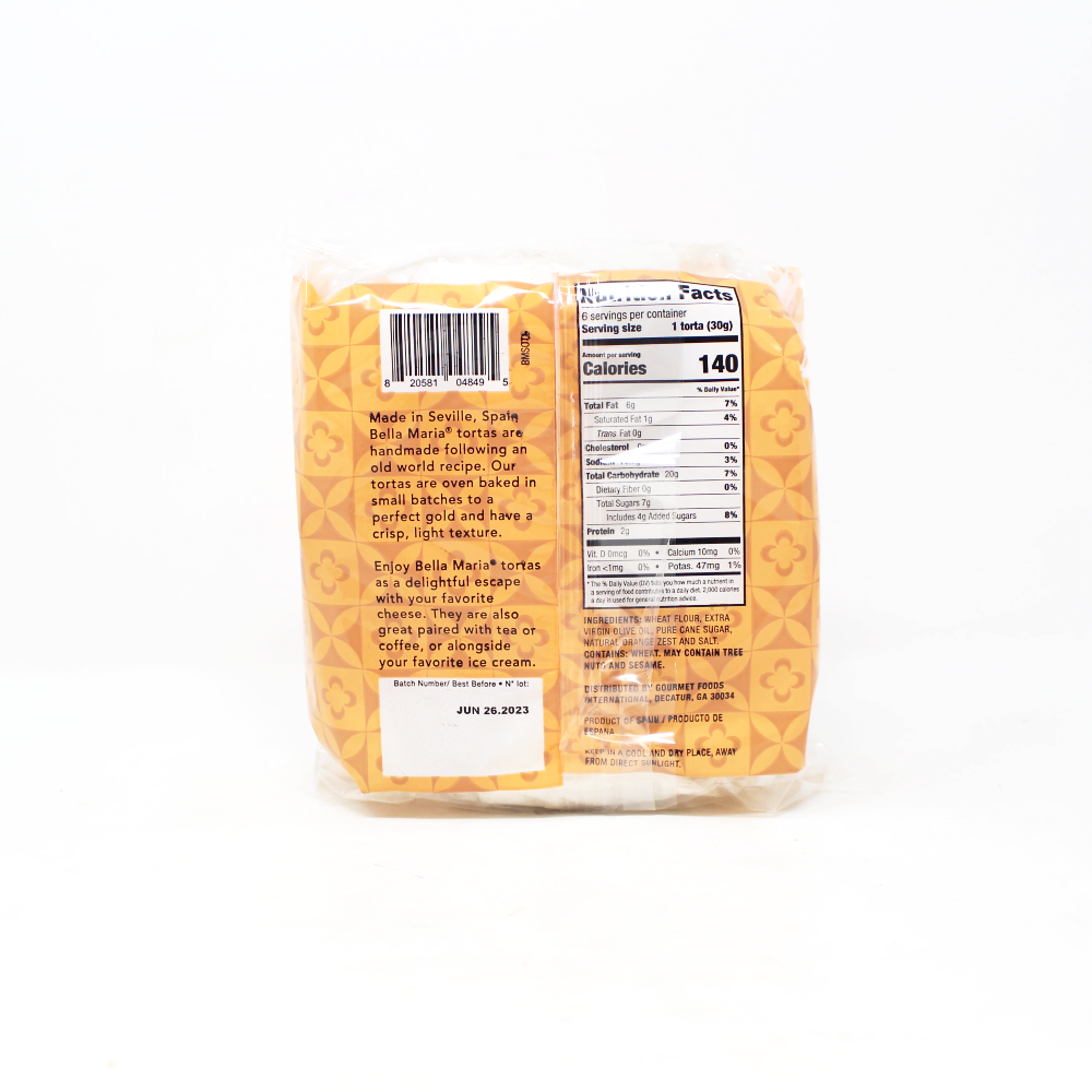 Bella Maria Orange Tortas - Cured and Cultivated