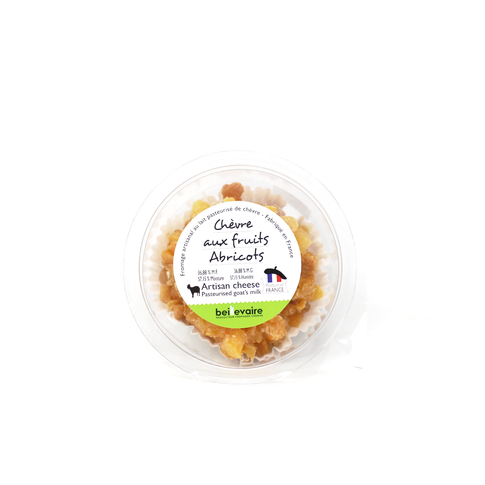 Beillevaire chevre abricots cheese - Cured and Cultivated