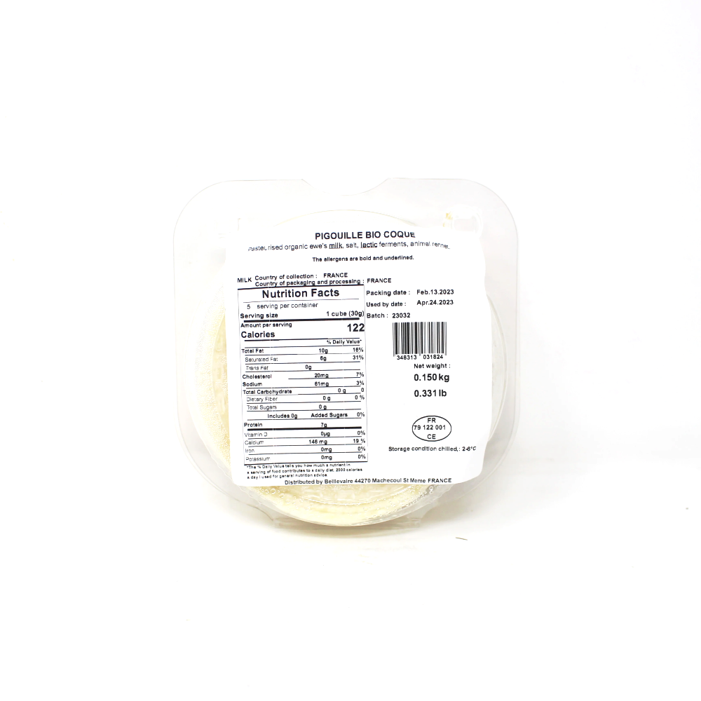 beillevaire Pigouille Bio Coque cheese - Cured and Cultivated