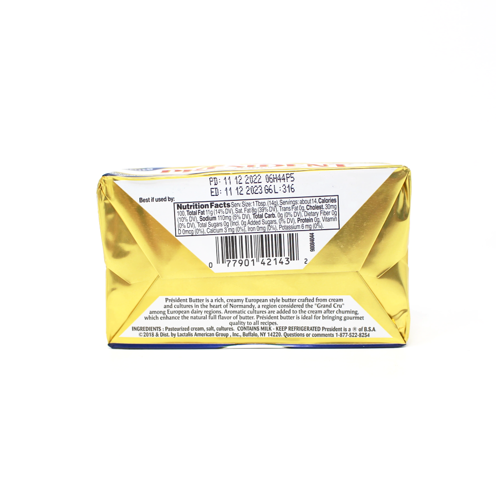 President Salted Butter - Cured and Cultivated