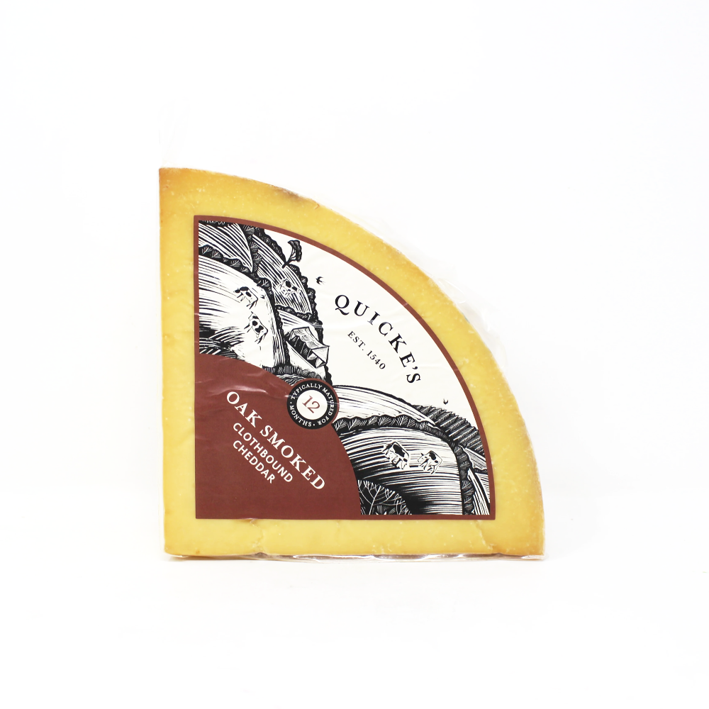 Quicke's Oak Smoked Clothbound Cheddar - Cured and Cultivated