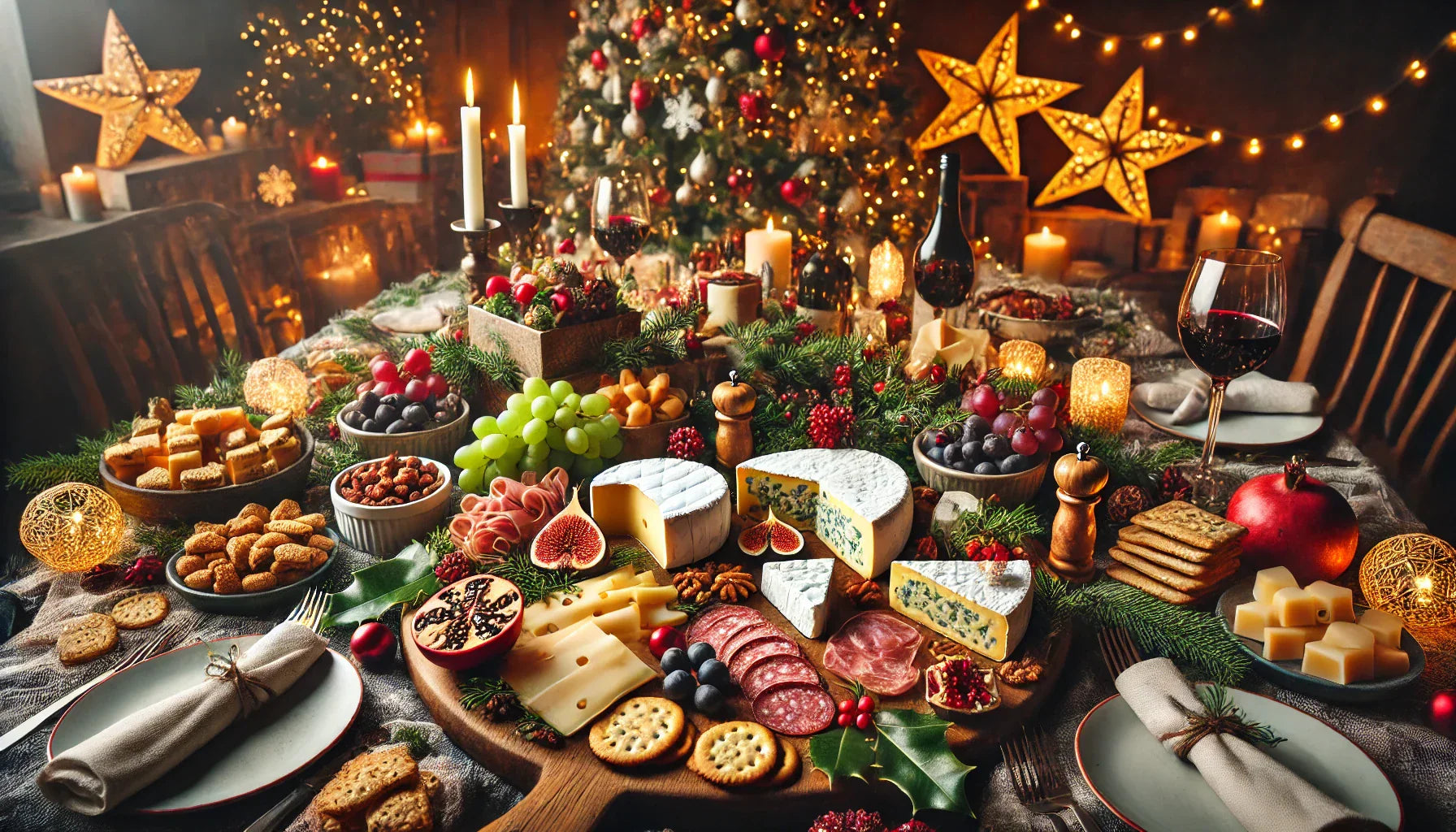 Cheese charcuterie and Christmas AI - Cured and Cultivated