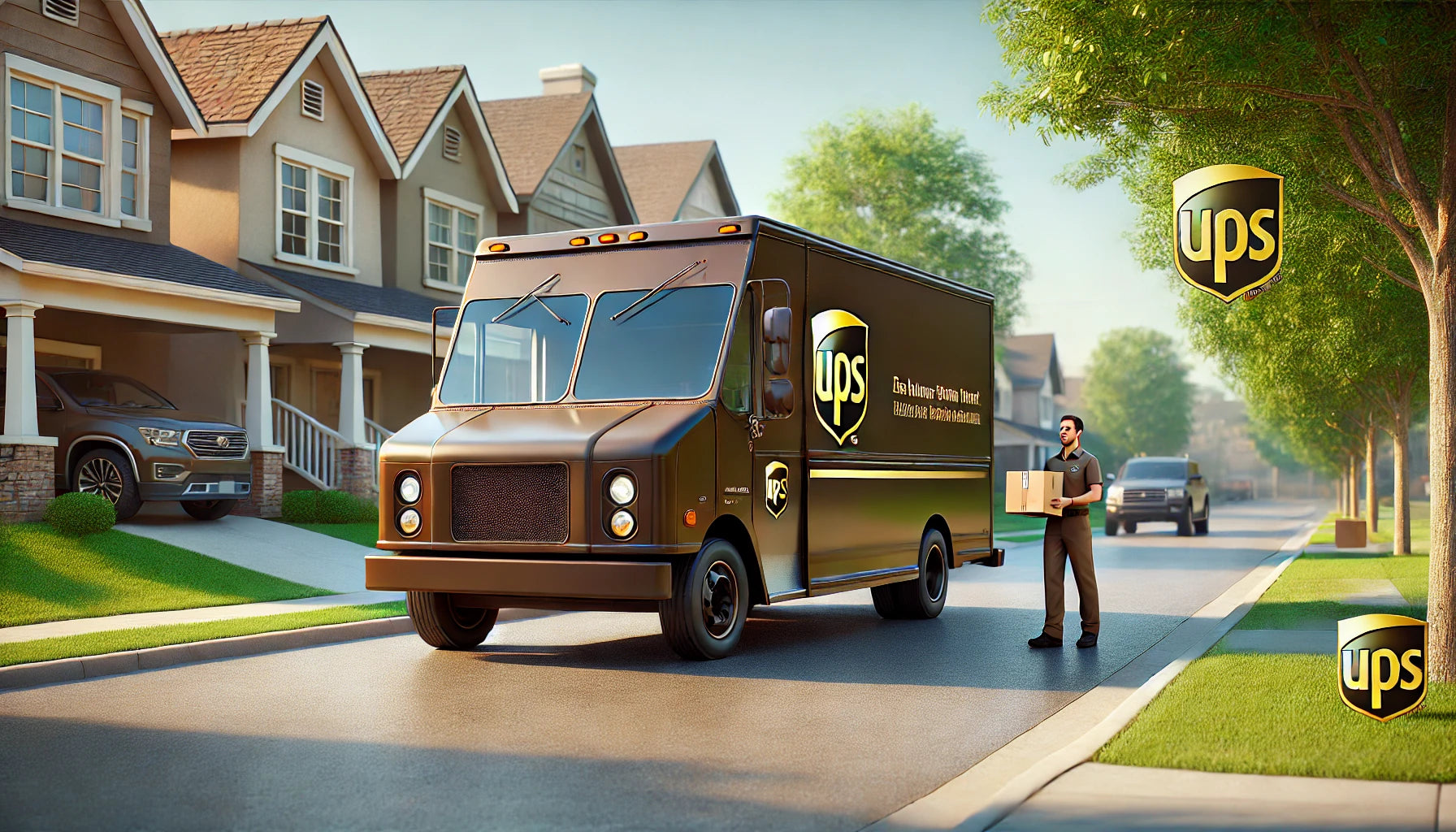 UPS track AI Generated - Cured and Cultivated