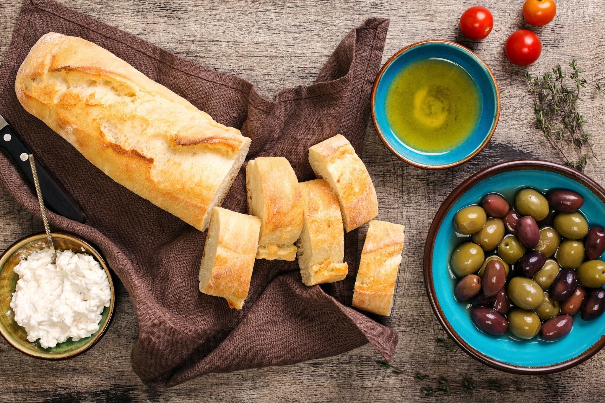 bread, nuts, olives, cornichons, mustard, condiments - Cured and Cultivated