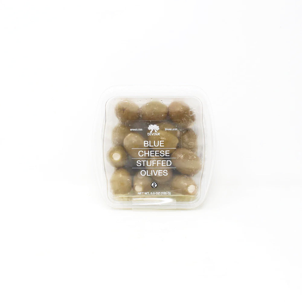 Divina Blue Cheese Stuffed Olives, 5.5 oz | Cured and Cultivated