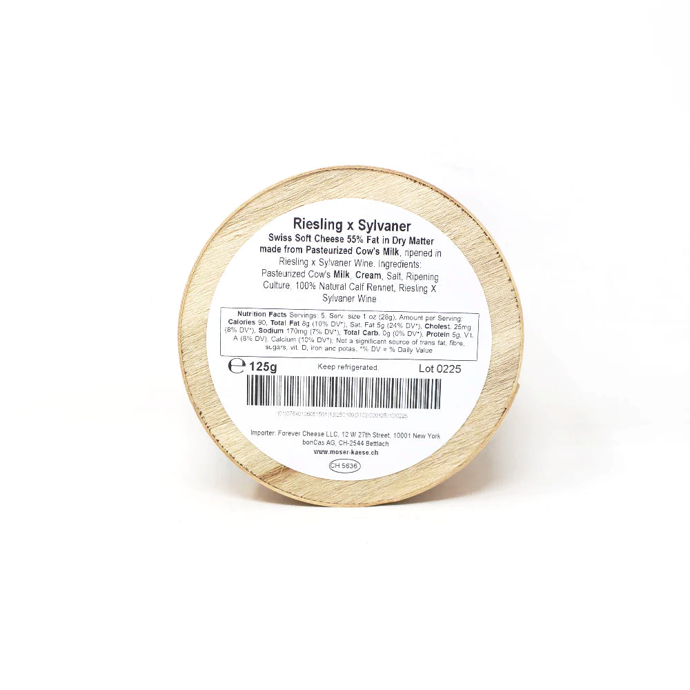 Moser Riesling Sylvaner Cheese - Cured and Cultivated