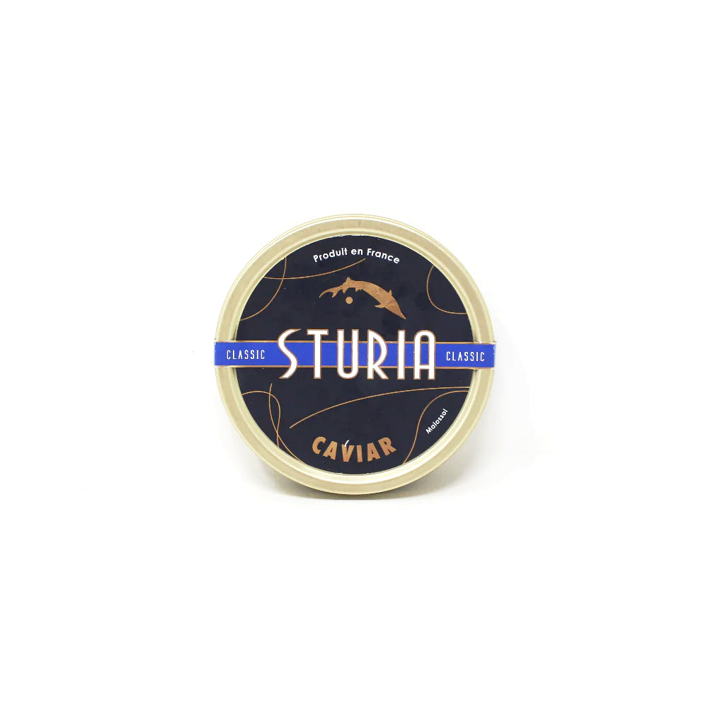 Sturia Black Osetra Baerii Caviar - Cured and Cultivated