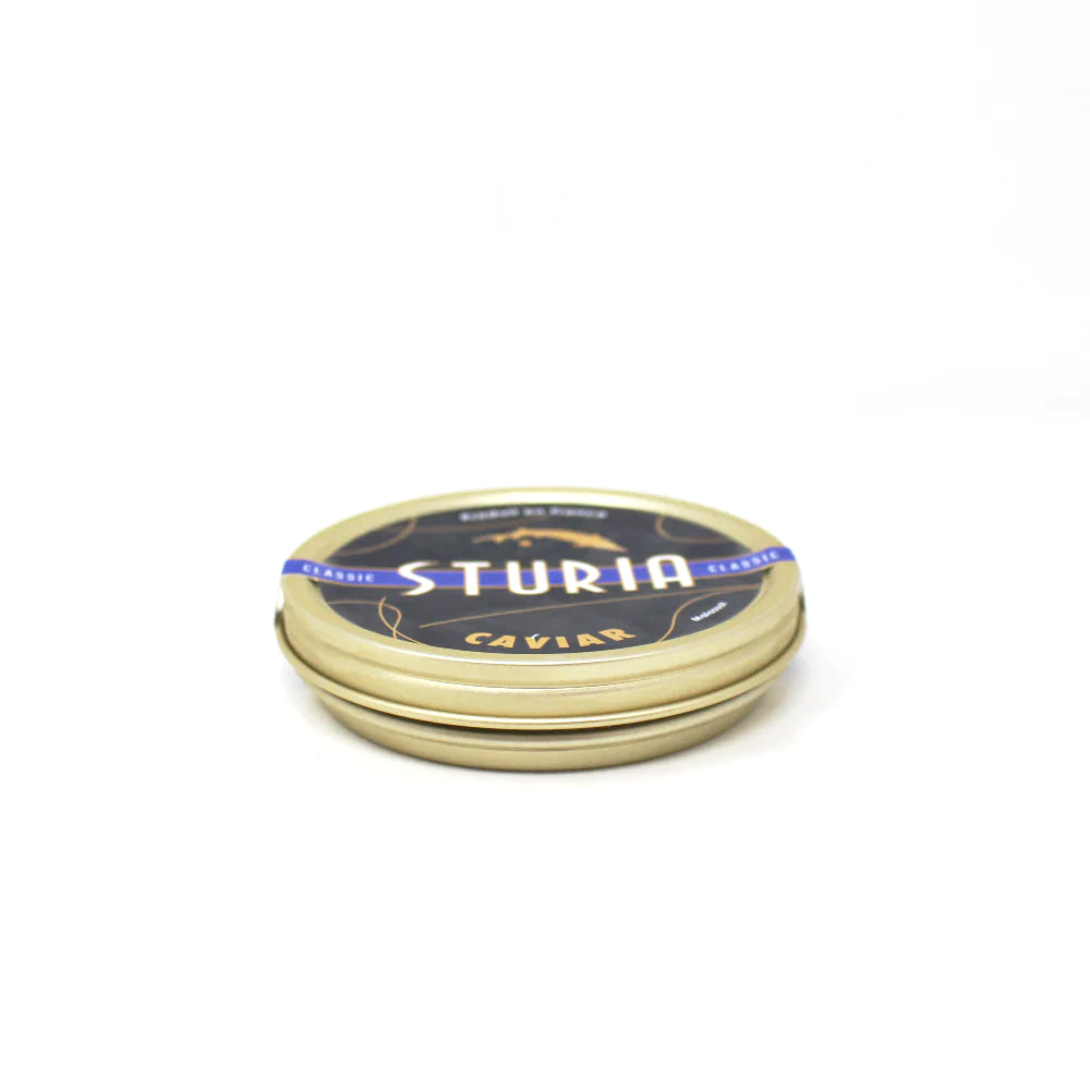 Sturia Black Osetra Baerii Caviar - Cured and Cultivated