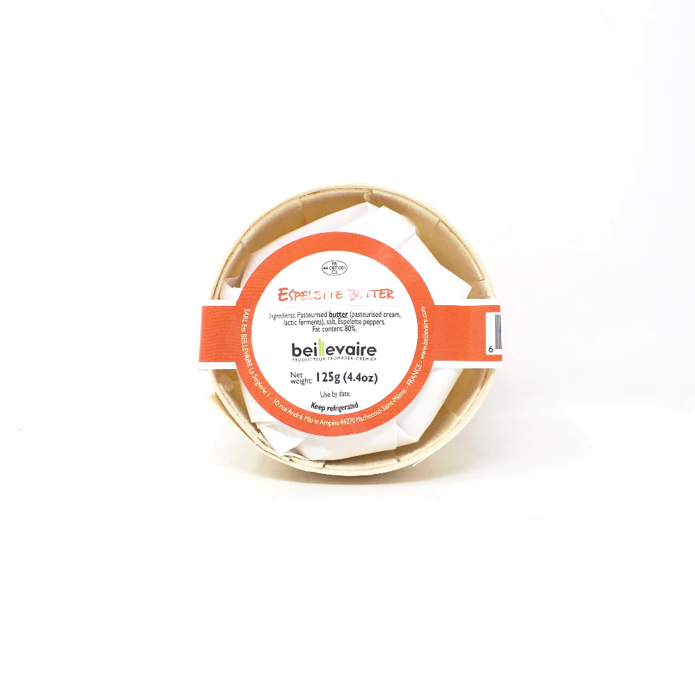 Beillevaire Espelette Pepper Butter - Cured and Cultivated