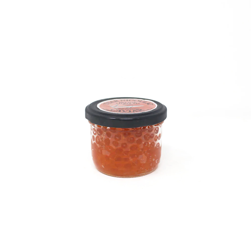 Tsar Nicoulai Salmon Roe, 4 oz - Cured and Cultivated