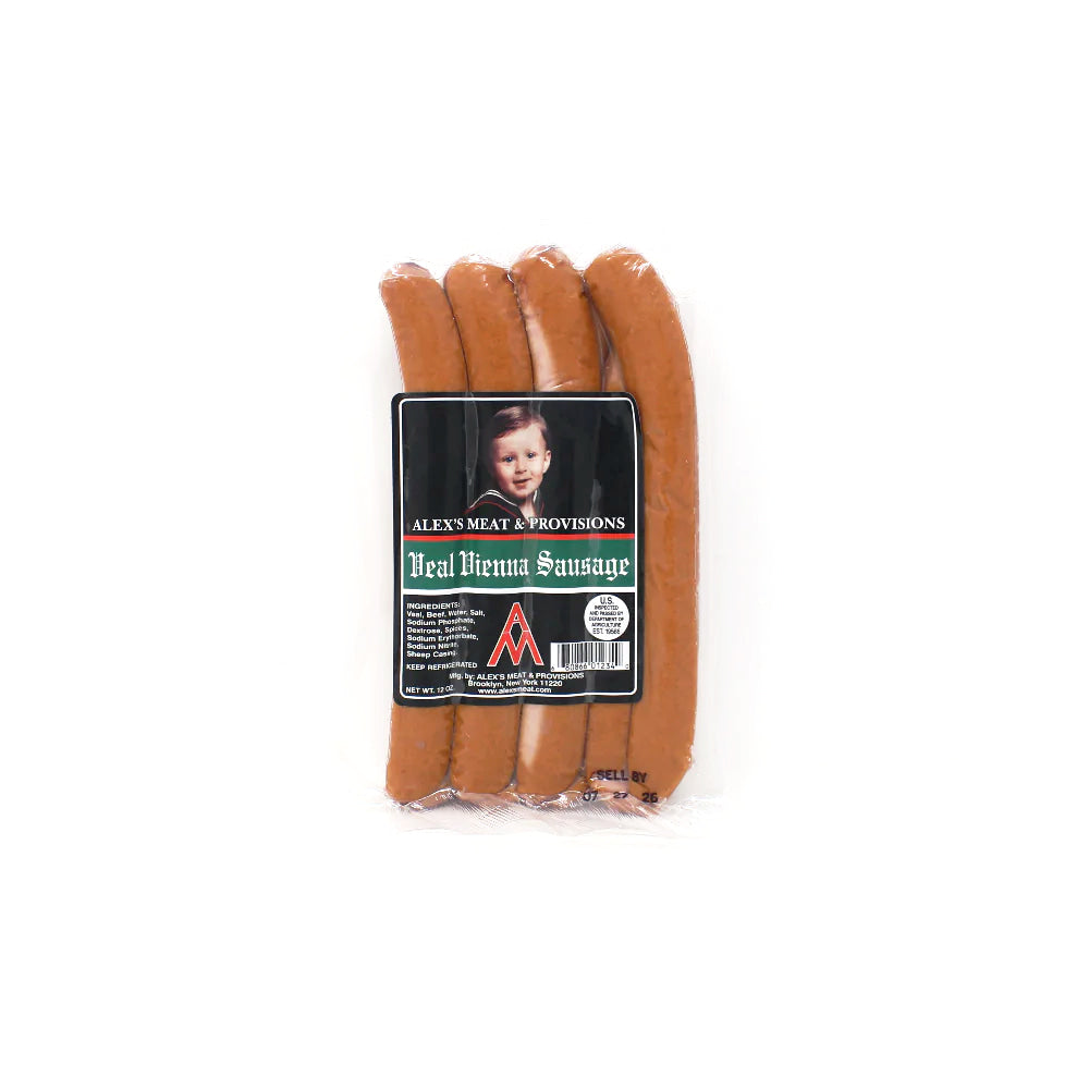 Veal Vienna Sausage Alex, 12 oz - Cured and Cultivated