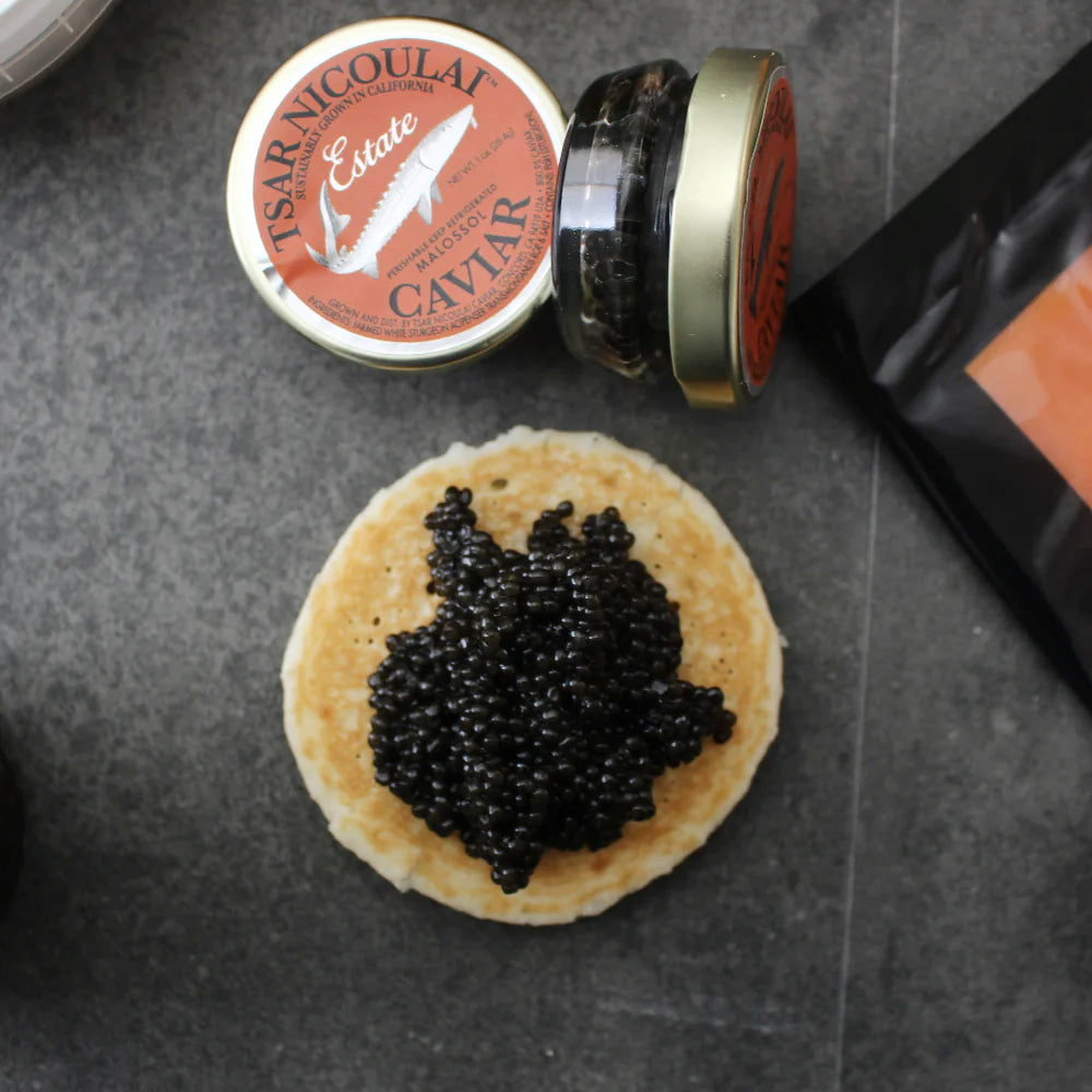 Tsar Nicoulai Estate Black Caviar - Cured and Cultivated