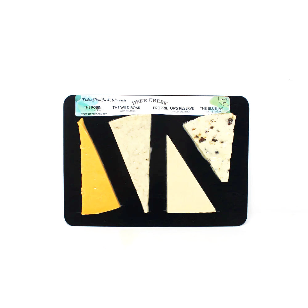 Deer Creek Cheese Sampler, 4 oz - Cured and Cultivated