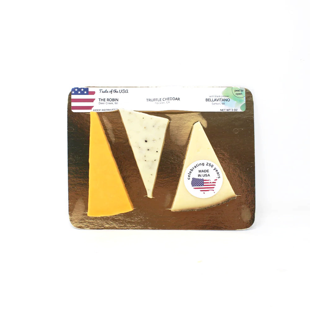 Taste of USA Cheese sampler - Cured and Cultivated
