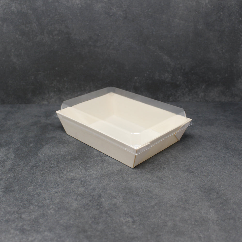 Wooden Food Box With Lid 7 5/16 x 5 5/16 x 2 - Cured and Cultivated