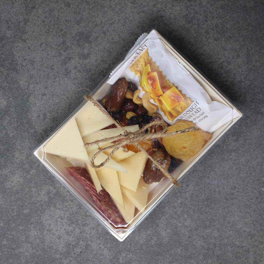 Wooden Food Box With Lid 7 5/16 x 5 5/16 x 2 - Cured and Cultivated