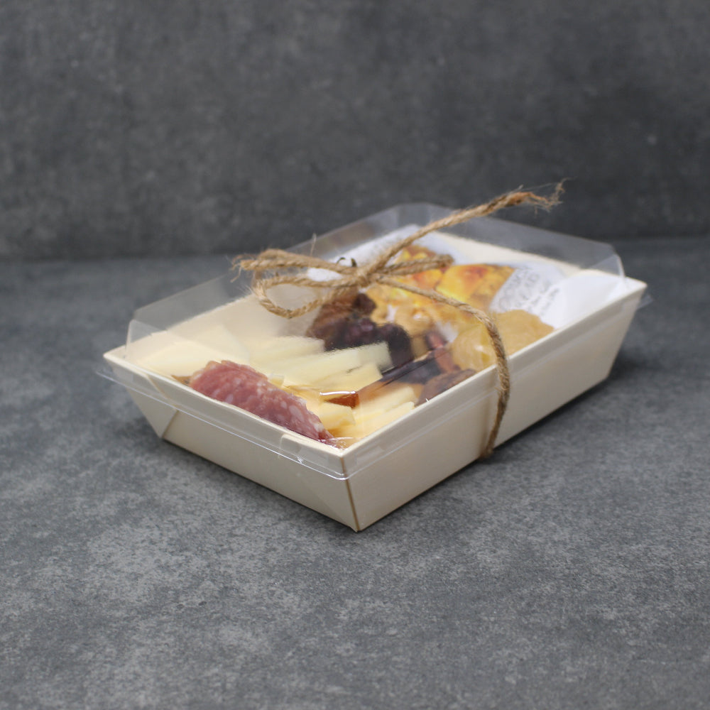 Wooden Food Box With Lid 7 5/16 x 5 5/16 x 2 - Cured and Cultivated