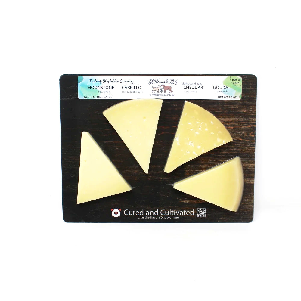 Stepladder Creamery Cheese sampler - Cured and Cultivated