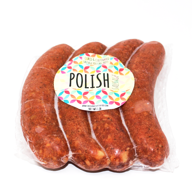 Polish Sausage, 15 oz - Cured and Cultivated