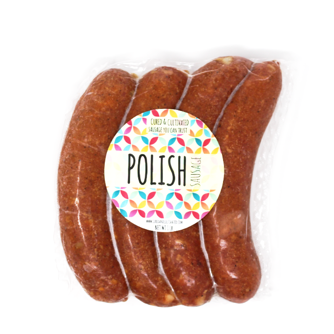 Polish Sausage, 15 oz - Cured and Cultivated