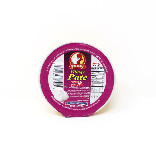 Polish Village Pate with Garlic, 4.6 oz - Cured and Cultivated