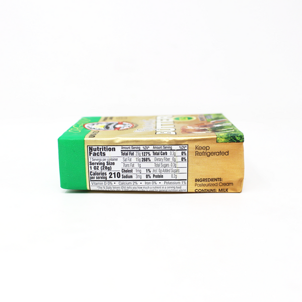 Latvian Unsalted Organic Butter - Cured and Cultivated