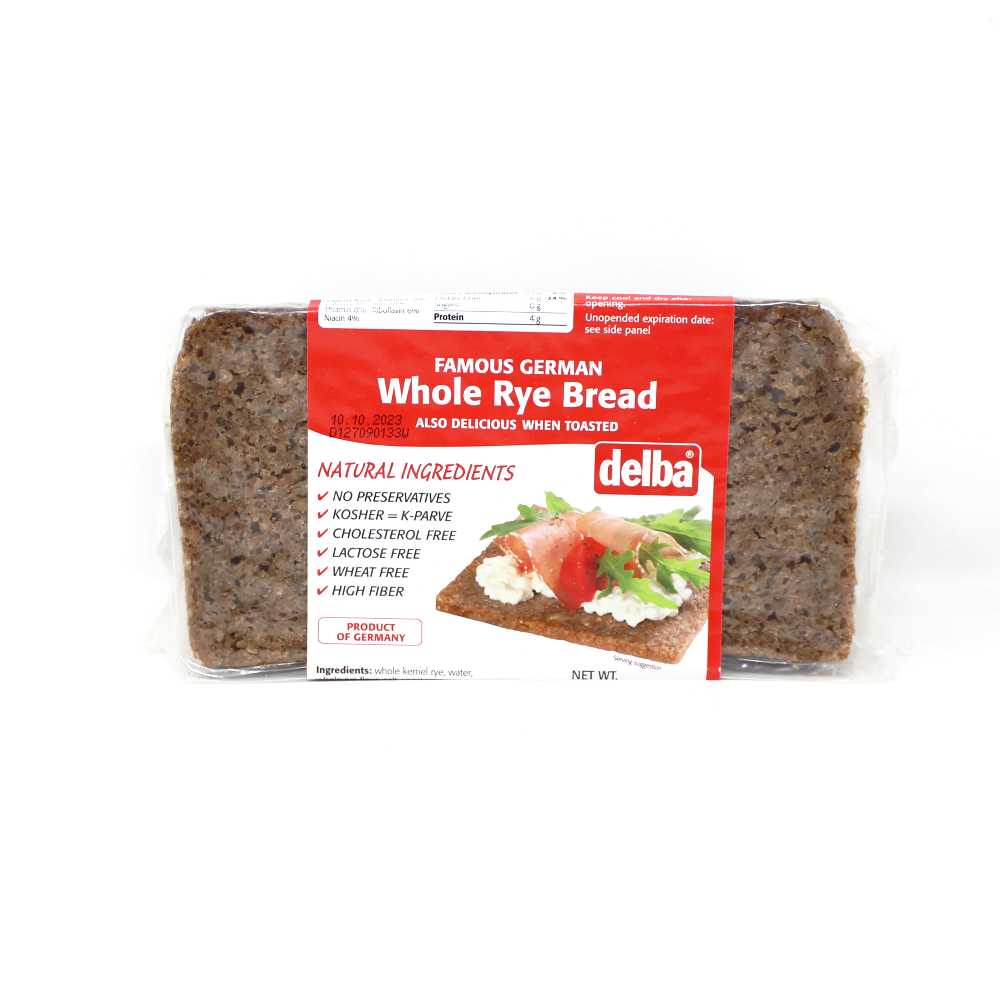 Delba German Whole Rye Bread - Cured and Cultivated