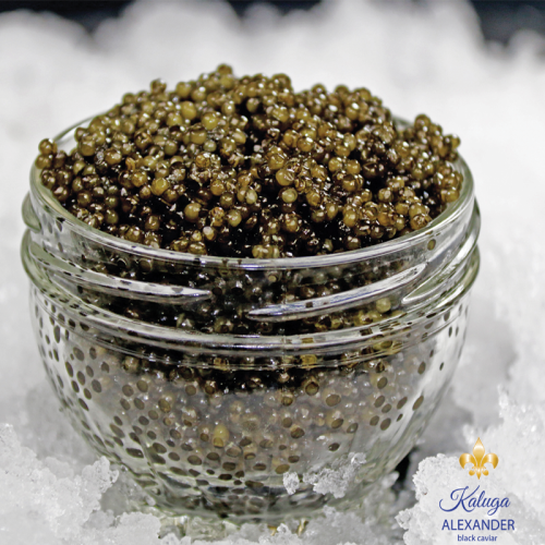 KALUGA - Alexander Black Beluga Caviar, 8 oz. - Cured and Cultivated