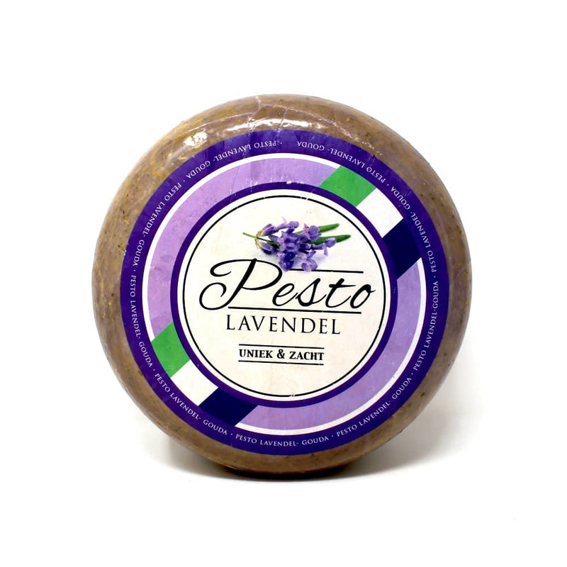 Cheeseland Pesto Lavender Purple Gouda Cheese - Cured and Cultivated
