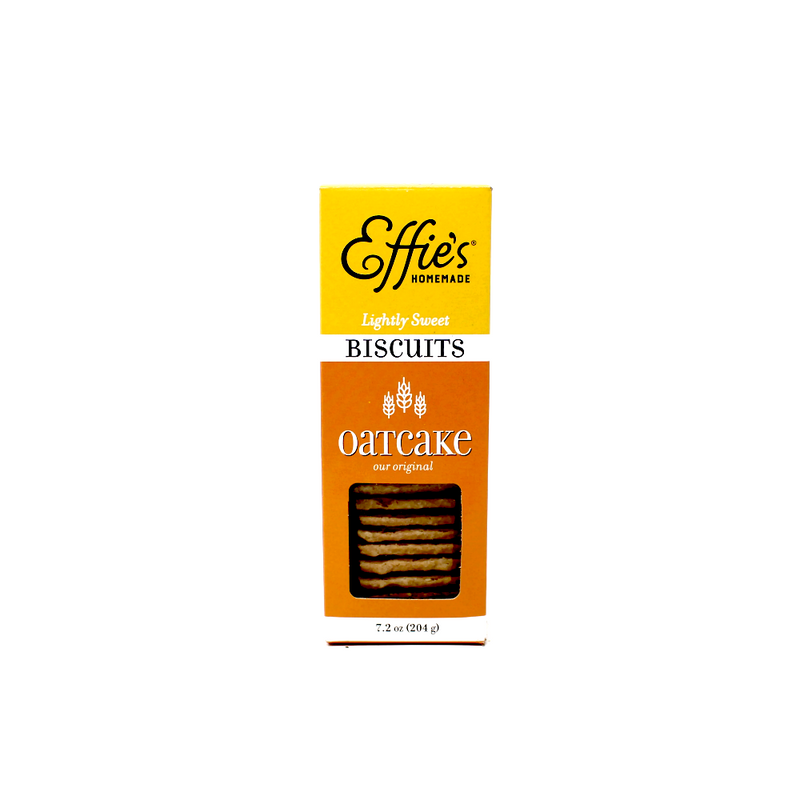 Effie's Homemade Lightly Sweet Oatcake Biscuits, 7.2 oz. - Cured and Cultivated