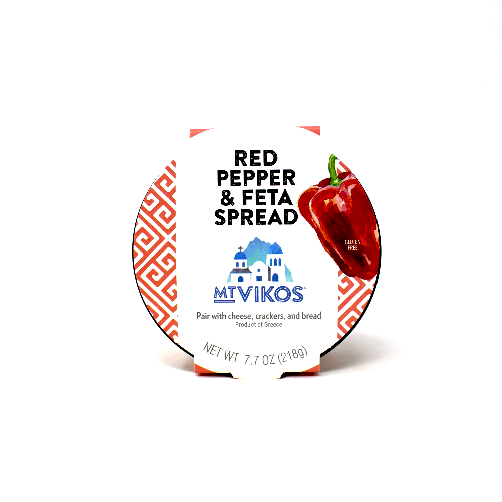 Red Pepper & Feta Cheese Spread Mt Vikos Greece - Cured and Cultivated