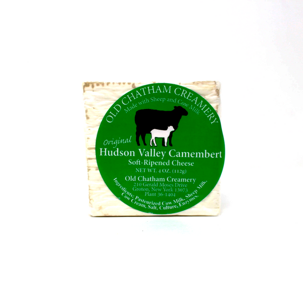Old Chatham Creamery Original Hudson Valley Camembert Sheep and Cow 4 oz. - Cured and Cultivated