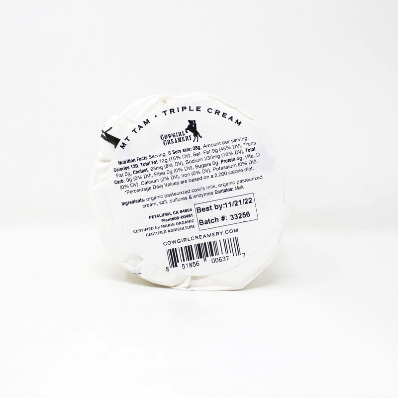 Mt Tam Triple Cream Brie Paso Robles - Cured and Cultivated