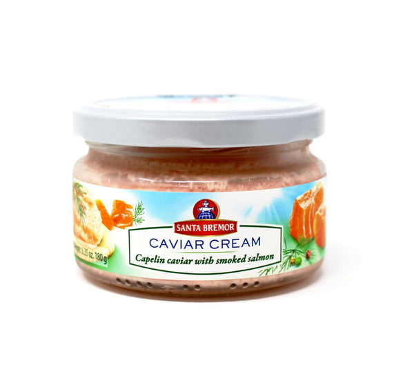 Santa Bremor Caviar Cream - Salmon, 6.35 oz - Cured and Cultivated