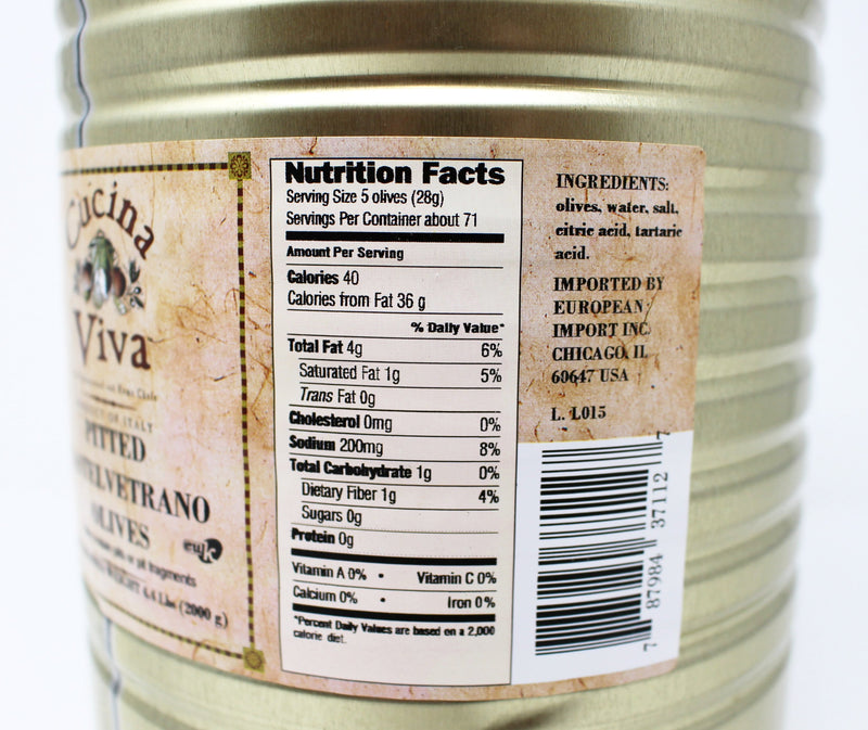 Castelvetrano Olives Pitted, 4.4 lb - Cured and Cultivated