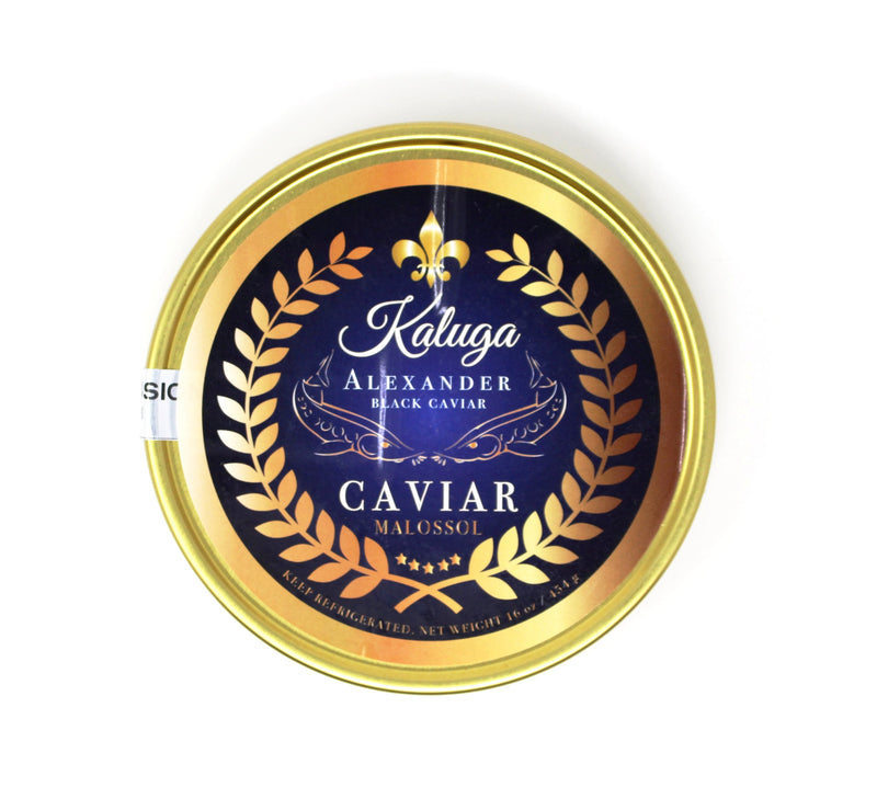 KALUGA - Alexander Black Caviar, 1 lb. - Cured and Cultivated