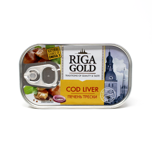 Riga Gold Cod Liver, 4.27oz - Cured and Cultivated