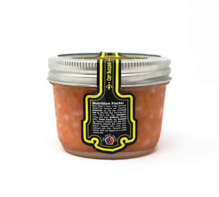 Tsar's Red Salmon Caviar, 7 oz - Cured and Cultivated