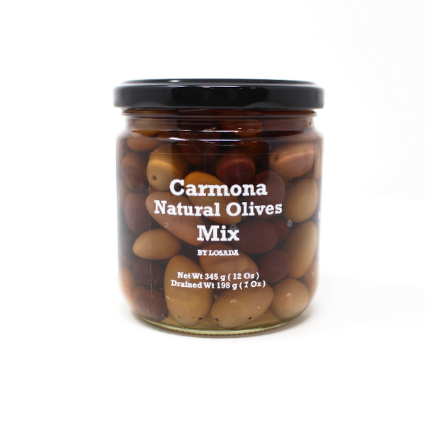 Carmona Natural Olives Mix, 7 oz - Cured and Cultivated