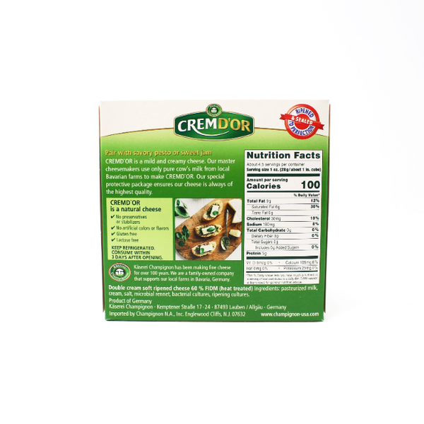 Cremd'Or - lactose free brie, 4.4 oz - Cured and Cultivated