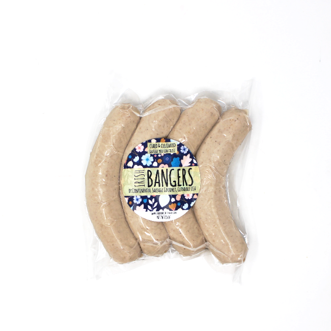 Irish Bangers, 15 oz. - Cured and Cultivated