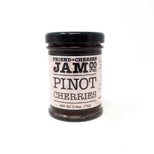 Pinot and Cherries Jam, 2.6 oz - Cured and Cultivated